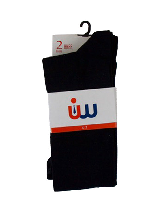 UW School Socks | Black | Cotton Rich Socks for Max Comfort