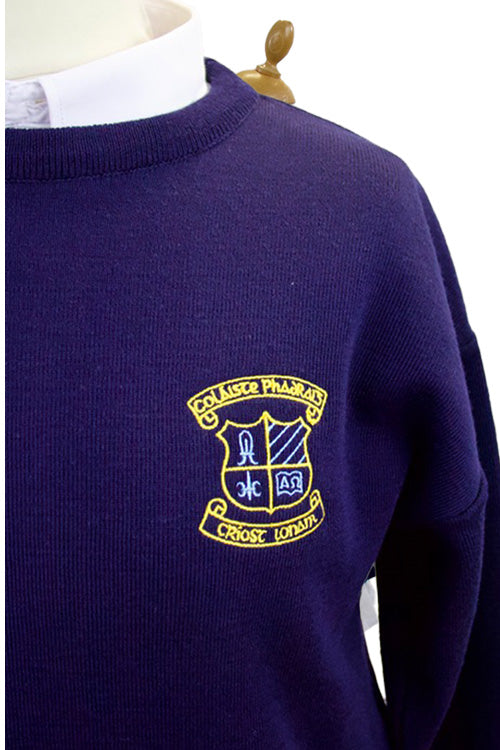 Coláiste Phádraig Junior Cycle Jumper | Navy | Secondary School