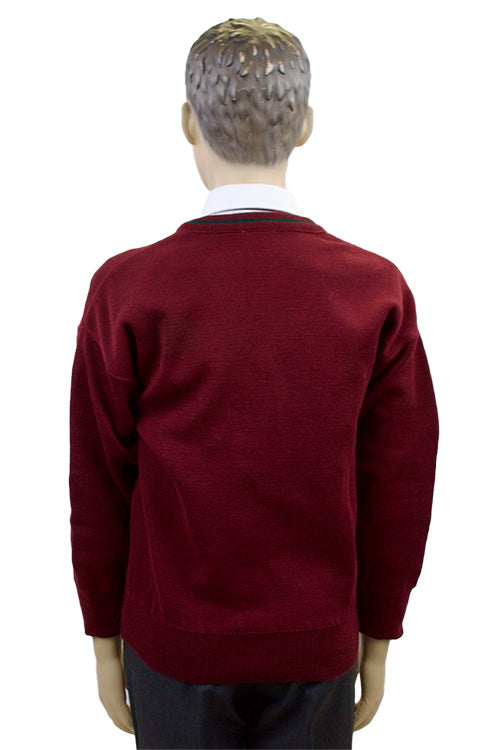 Gaelscoil Ui Fhiaich Jumper | Wine | Primary School