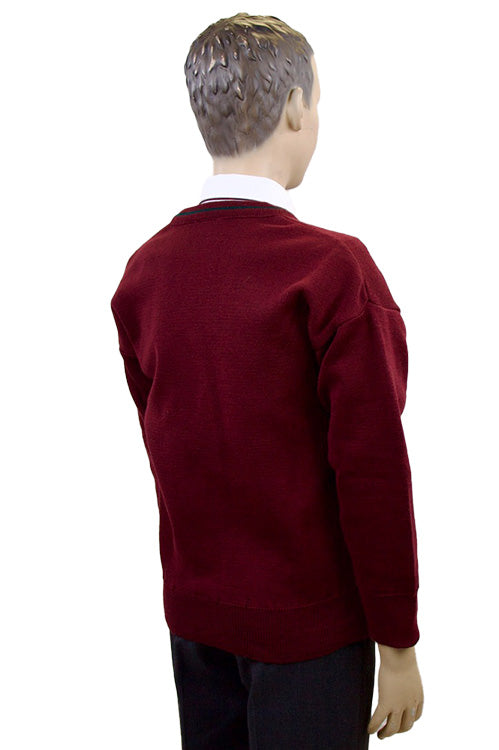 Gaelscoil Ui Fhiaich Jumper | Wine | Primary School