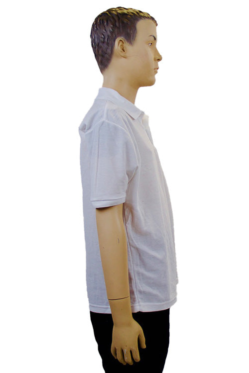 Gaelscoil Ruairi | White Polo Shirt