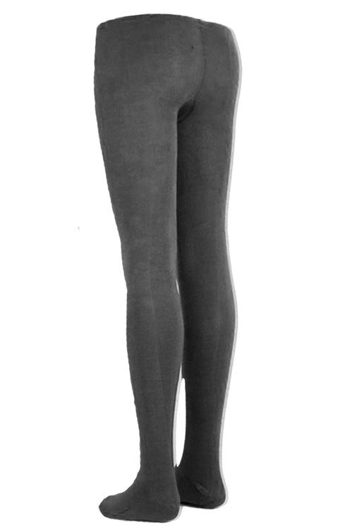 UW School Tights | Grey | Cotton Rich for Max Comfort