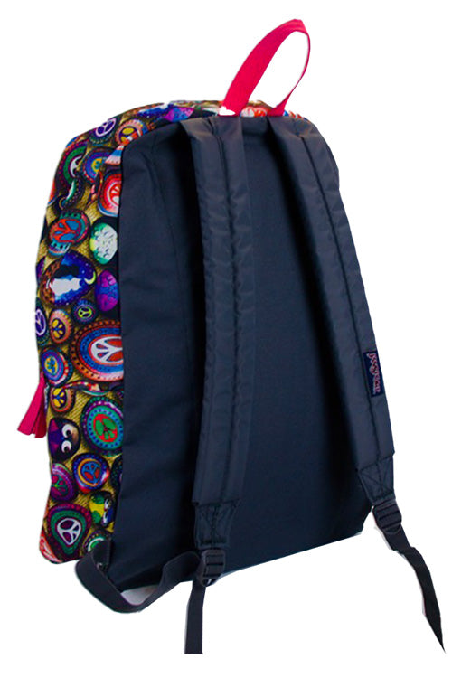 Jansport STUDENT Backpack | Multicolour Peace Signs