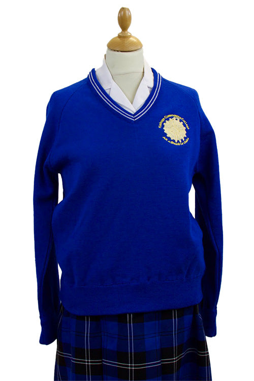 Kishoge Community College | Junior Cycle Girls Jumper | Royal Blue
