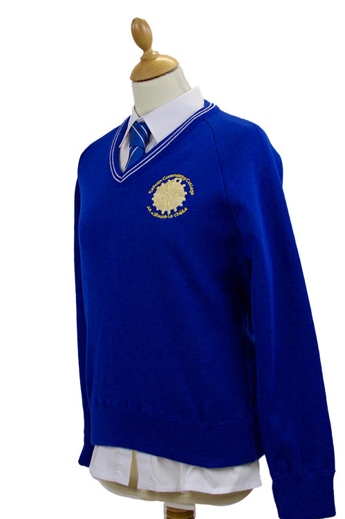 Kishoge Community College | Junior Cycle Boys Jumper | Royal Blue