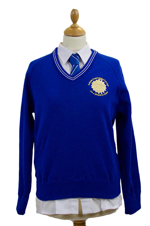 Kishoge Community College | Junior Cycle Boys Jumper | Royal Blue