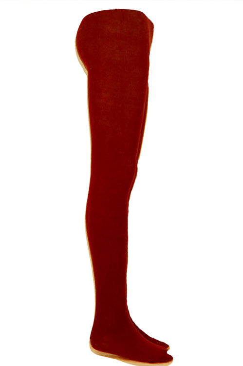 UW School Tights | Red | Cotton Rich for Max Comfort