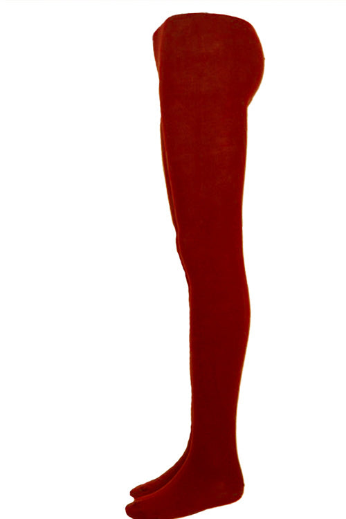 UW School Tights | Red | Cotton Rich for Max Comfort