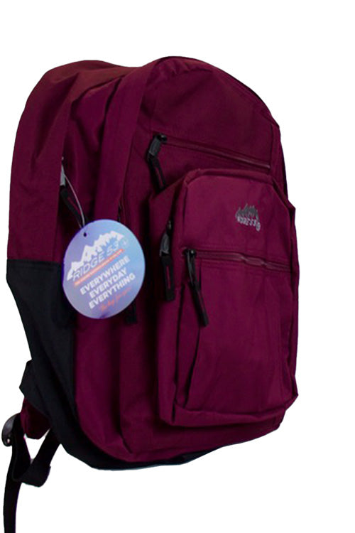 Ridge 53 College Backpack | Maroon