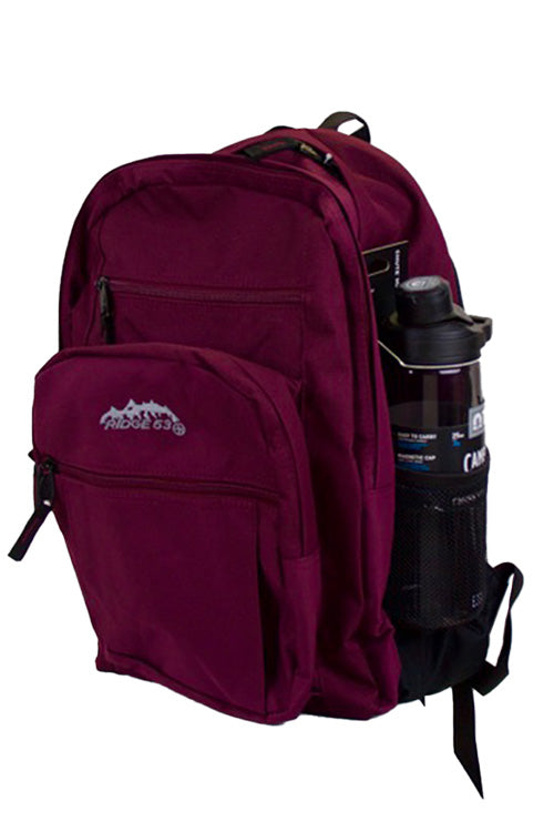 Ridge 53 College Backpack | Maroon