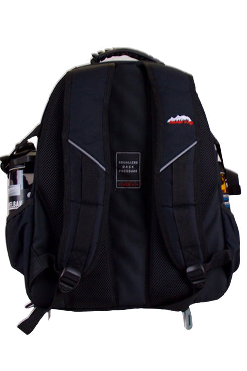 Ridge 53 Bolton Backpack | Black with Red Stripe