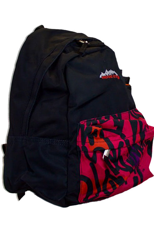 Ridge 53 Morgan Backpack | Black/Red Multicolour Graffiti