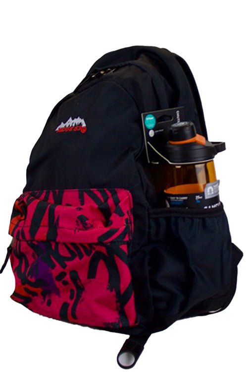 Ridge 53 Morgan Backpack | Black/Red Multicolour Graffiti