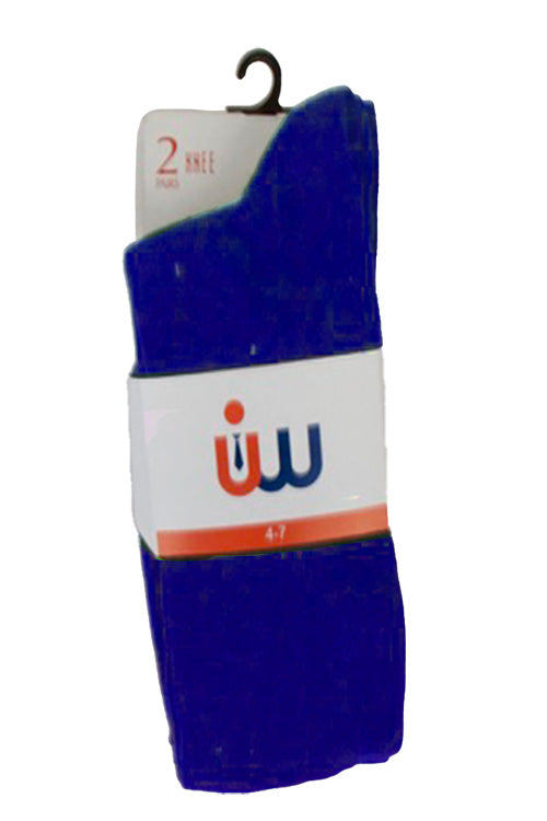 UW School Socks | Royal Blue | Cotton Rich Socks for Max Comfort