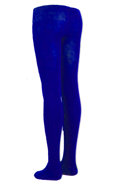 UW School Tights | Royal Blue | Cotton Rich for Max Comfort