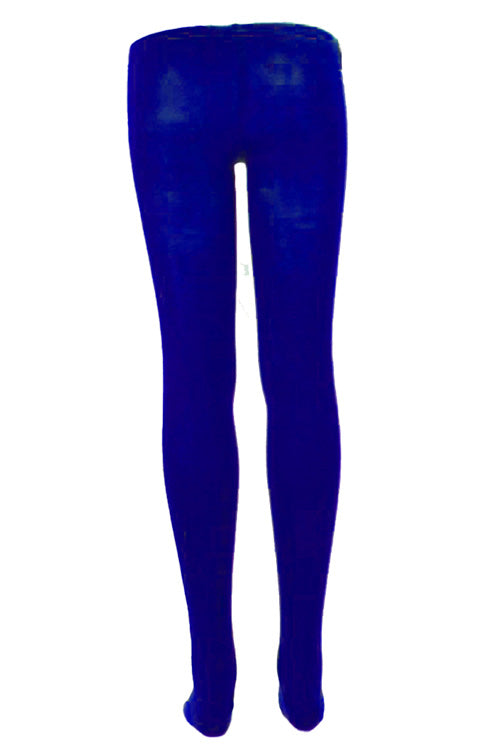 UW School Tights | Royal Blue | Cotton Rich for Max Comfort