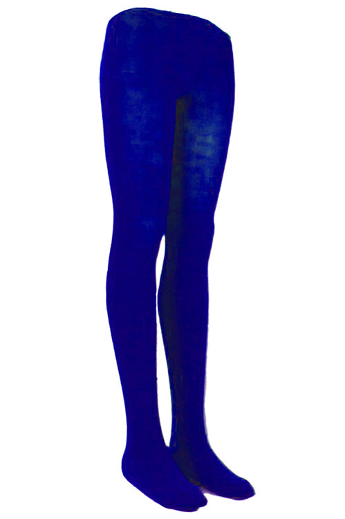 UW School Tights | Royal Blue | Cotton Rich for Max Comfort