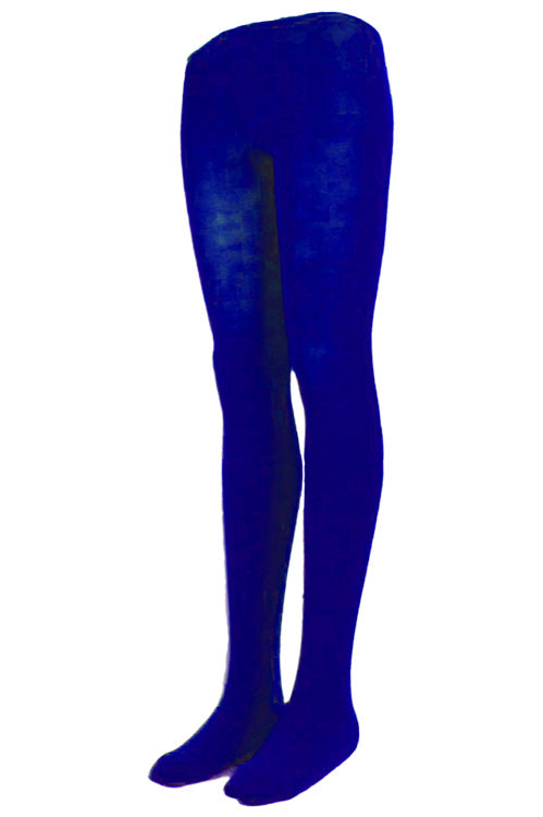 UW School Tights | Royal Blue | Cotton Rich for Max Comfort