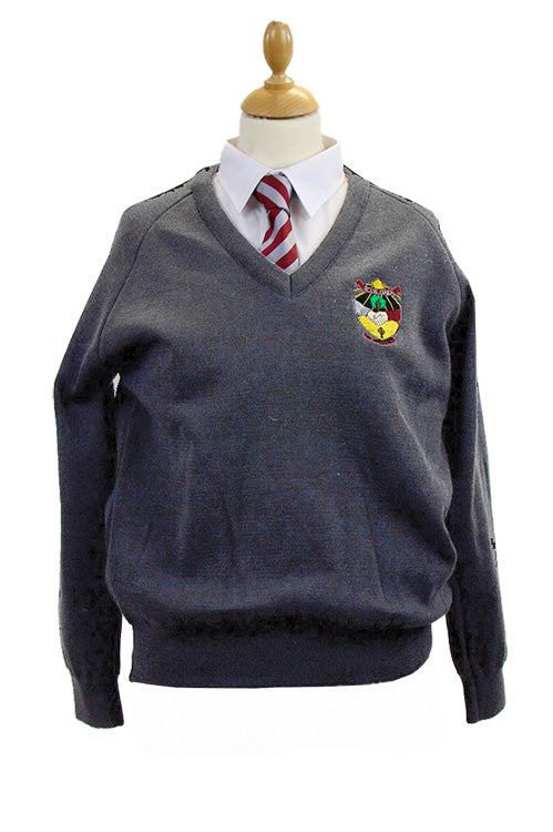 Scoil Dara Kilcock | Grey Jumper Senior Jumper | Unisex