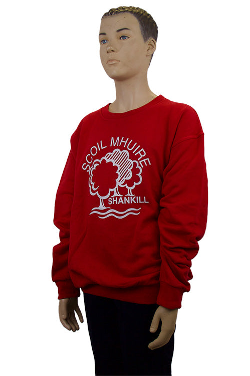Scoil Mhuire Shankill Sweatshirt | Red | Unisex