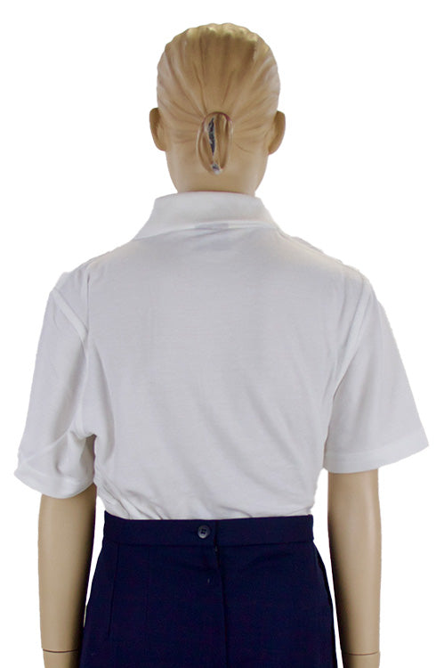 Scoil Mhuire Shankill | White Junior Polo Shirt | Unisex