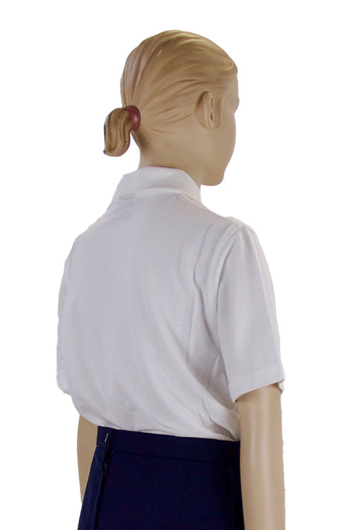Scoil Mhuire Shankill | White Junior Polo Shirt | Unisex
