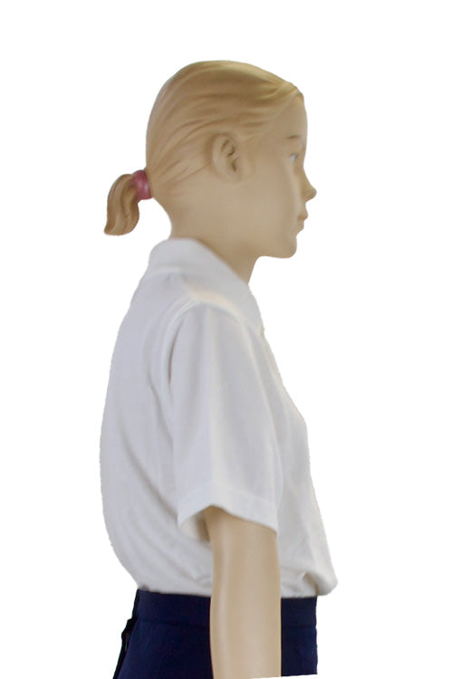 Scoil Mhuire Shankill | White Junior Polo Shirt | Unisex
