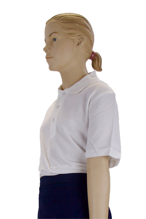 Scoil Mhuire Shankill | White Junior Polo Shirt | Unisex
