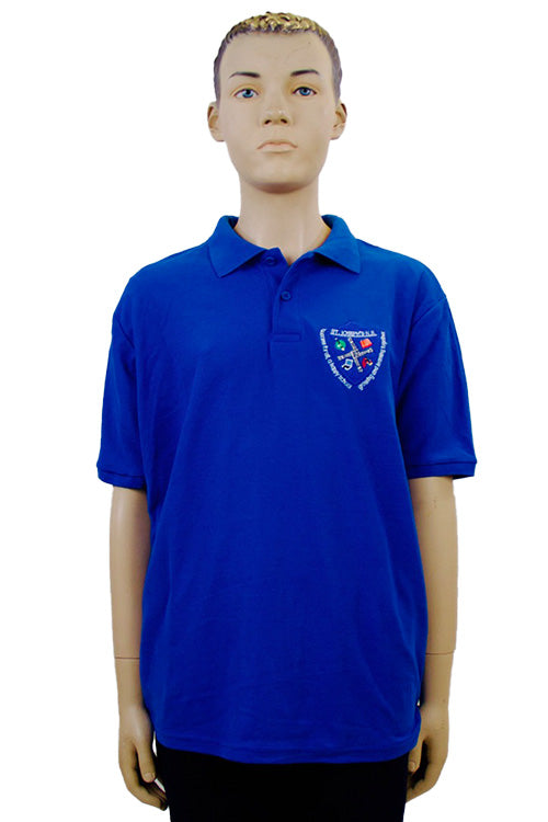 St Joesph's National School Kilcock | Royal Blue Junior Polo Shirt | Unisex