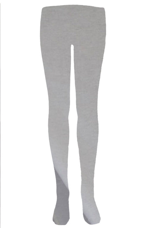 UW School Tights | White | Cotton Rich for Max Comfort