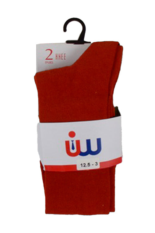 UW School Socks | Red | Cotton Rich Socks for Max Comfort